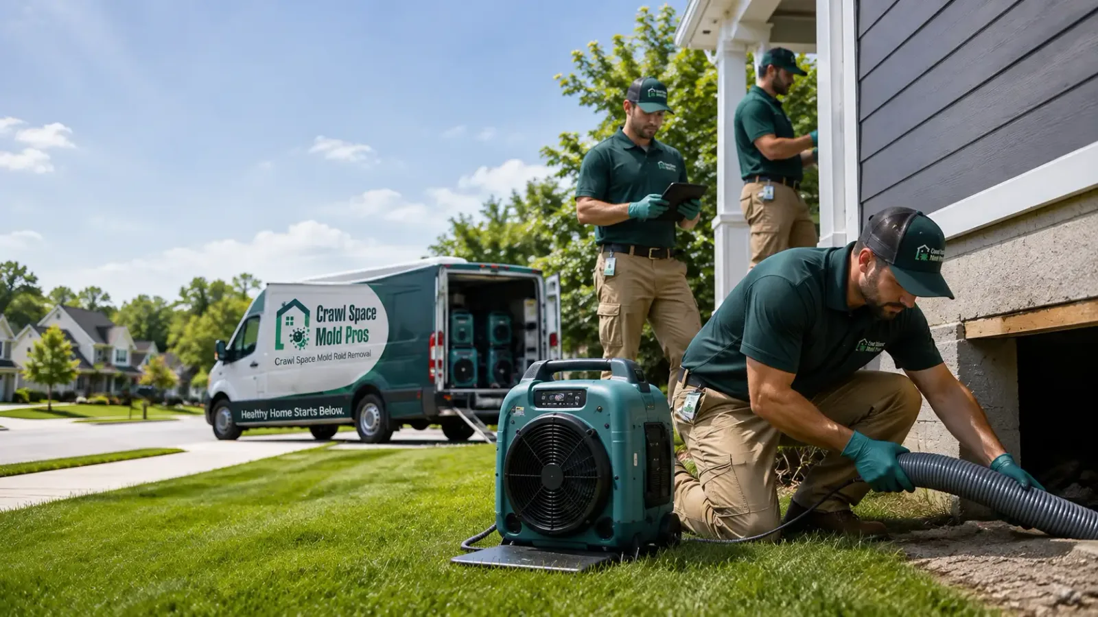 Crawl Space Mold Removal in Boyd, WI